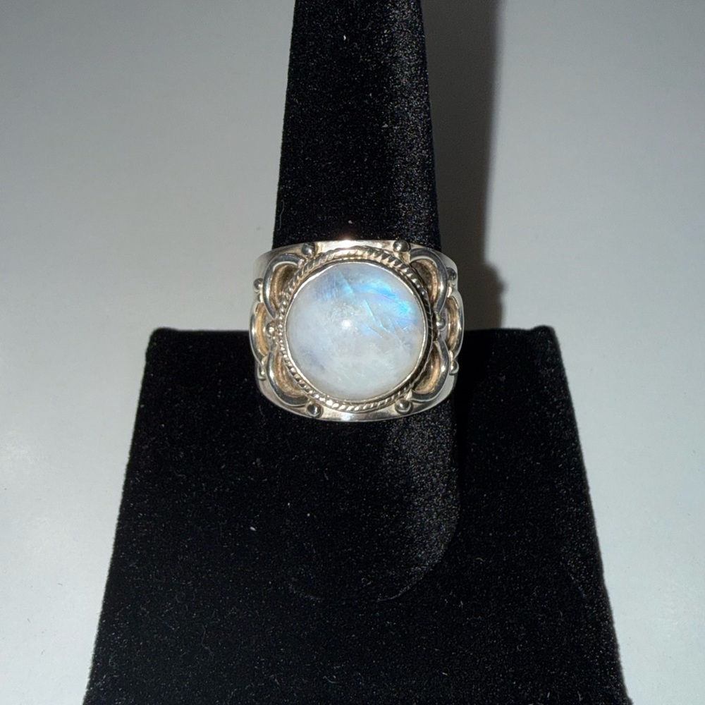 Moonstone Statement Ring - image 1